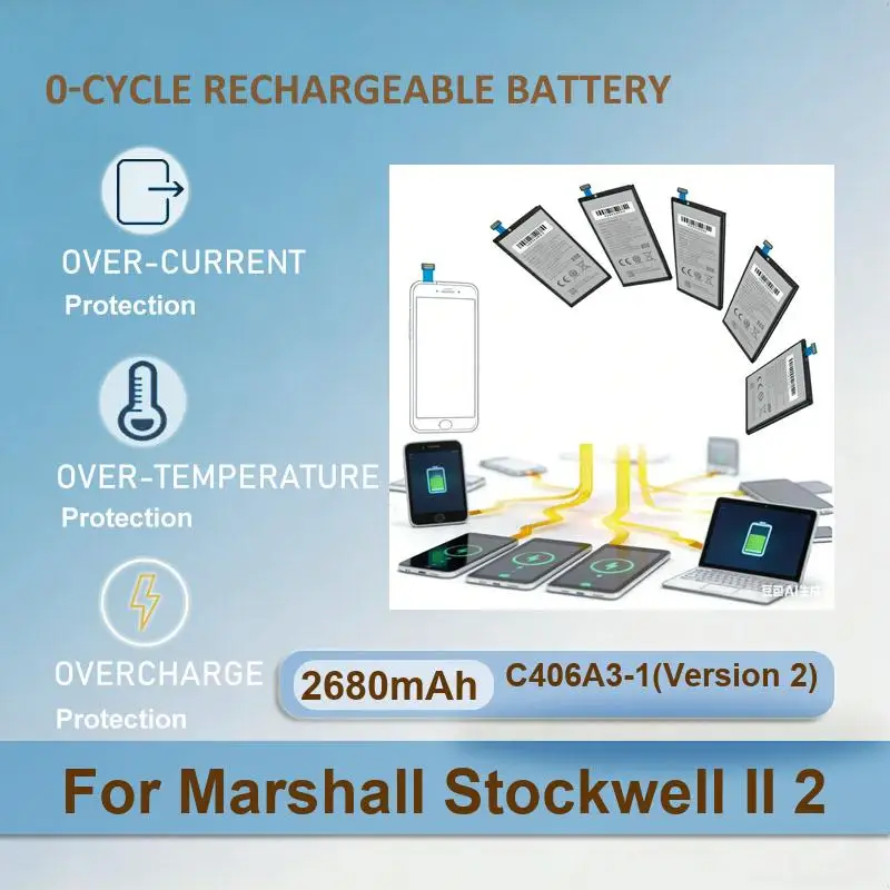 

Аккумулятор для колонки Marshall Stockwell II 2 Tufton C196G1