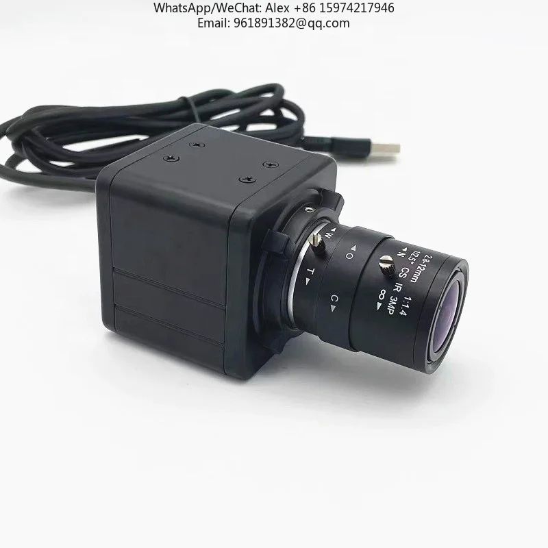

2.8-12MM CS Mount Fixedfocus Lens 1080P Starlight IMX462 Sensor USB2.0 Box Camera