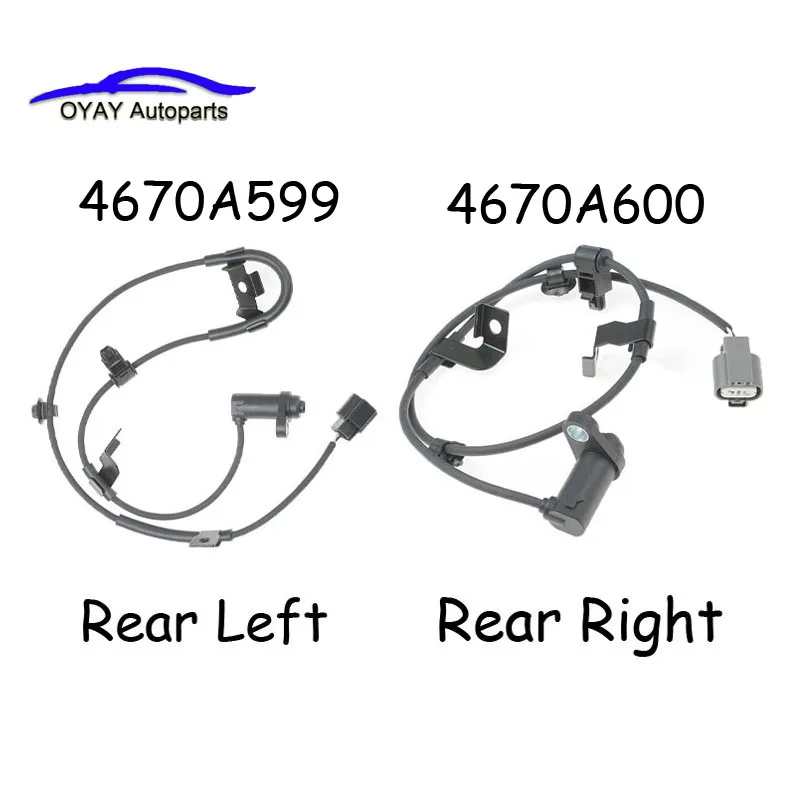 

NEW 4670A599 4670A600 Rear left/right ABS Wheel Speed Sensor For Chrysler For MITSUBISHI L200 Pajero Triton