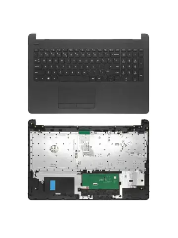 For HP 15-BS 15T-BS 15-BW 15Z-BW 15-RA 15-RB 255 250 G6 TPN-C129 C130 Palmrest Keyboard With Touchpad Upper Top Case Black