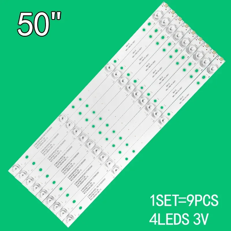 

For 10PCS/kit 440mm LED backlight strip R72-50D04-020-13 50inch TV JP50UHD110-4K JS-D-JP50EU-042EC E50EU1000MCPCB MS-L1469