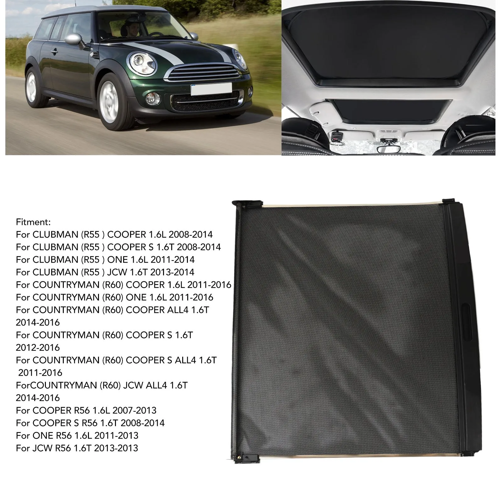 

Замена шторки переднего люка 54102757016 для Cooper R55 R56 2007–2016 гг.