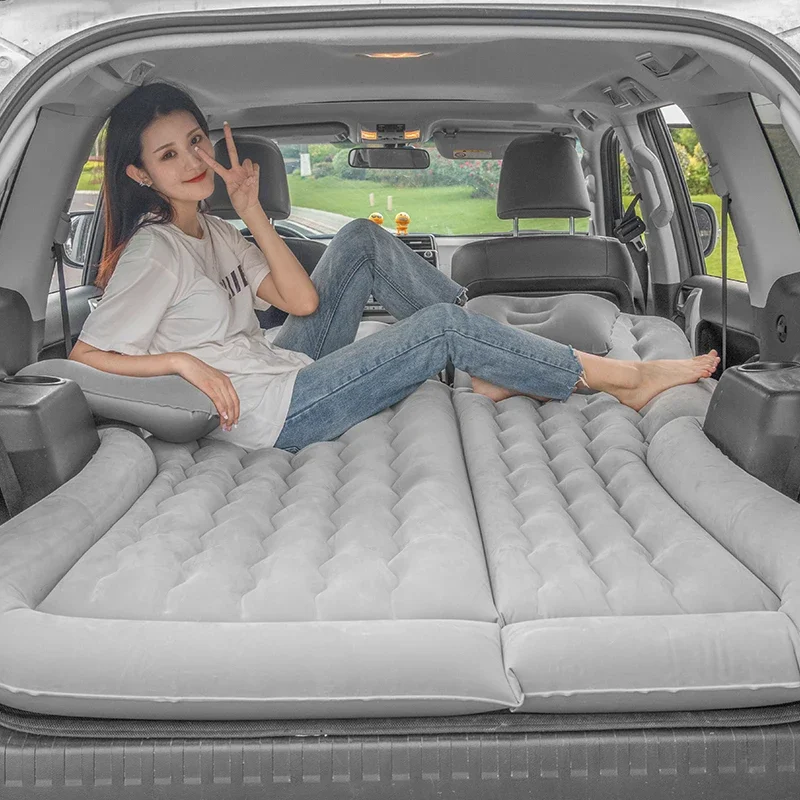 Car inflatable bed car rear travel mattress suv sleeping pad trunk universal air cushion car sleeping bed