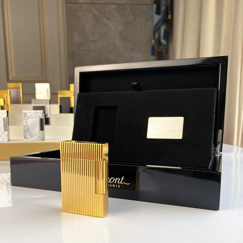 

New Commemorative Edition Luxury Butane Lighter Single & Double Flame Ping Sound Natural Paint Cigarette Smoker's Choice