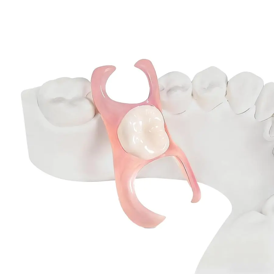 مجموعة استبدال الأسنان الشخصية القابلة للإزالة المخصصة لأطقم الأسنان المفقودة بفجوة 3 أسنان #1