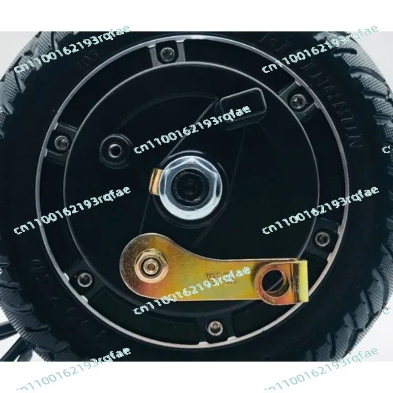 8 inch 24v36v48v350w brushless electric bicycle motor solid tire drum brake scooter dolphin bicycle motor