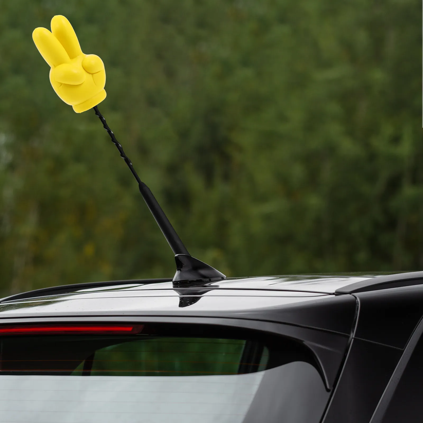 

Victory Ball Car Antenna Ball Creative Exterior Decoration Easy Install Vehicle Antenna Topper Car Styling Charm