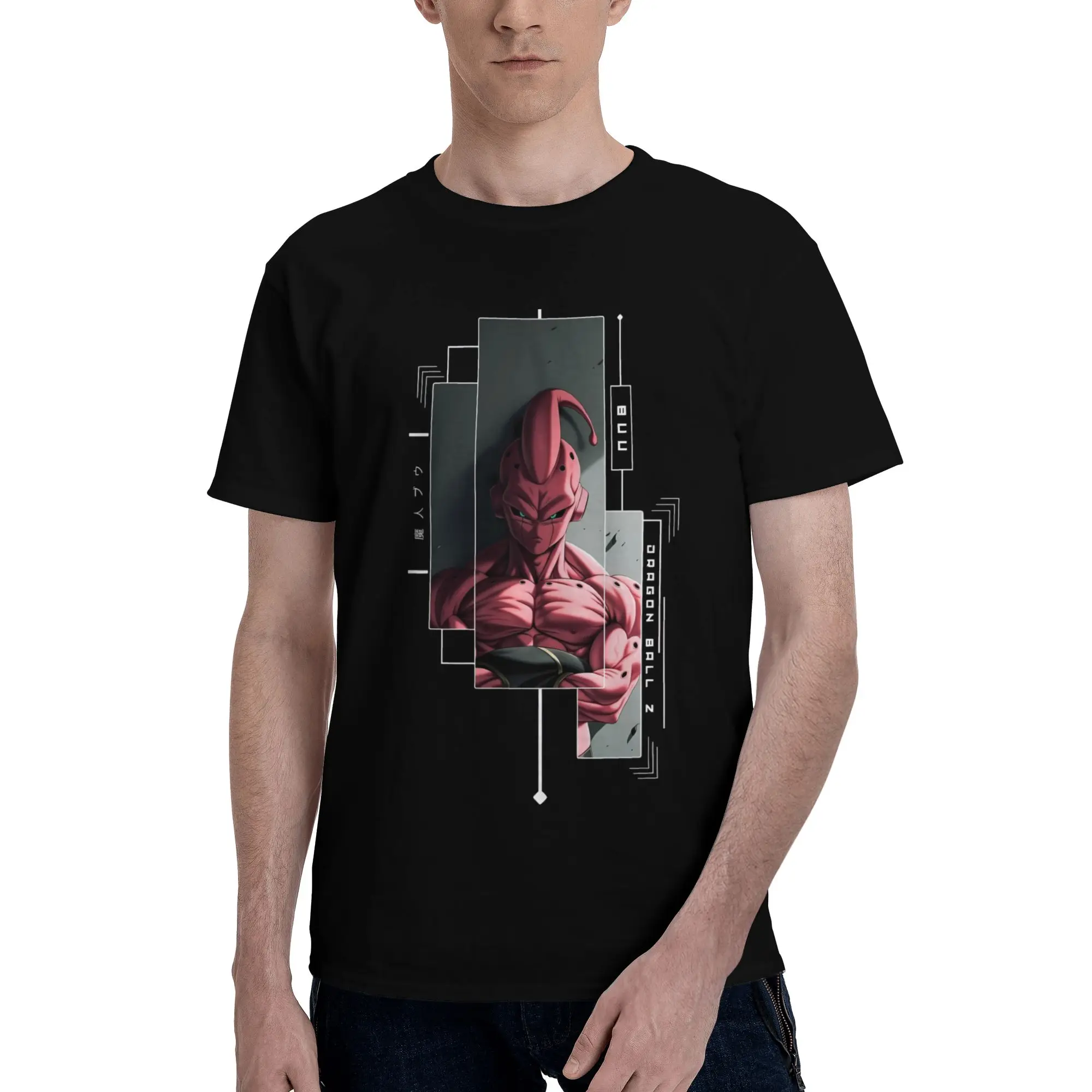 

Male D-Dragon B-Ball Supers Buus T-Shirt Harajuku Cartoon Anime Tshirt Short Sleeve Cool T Shirts Cotton Tee Gift