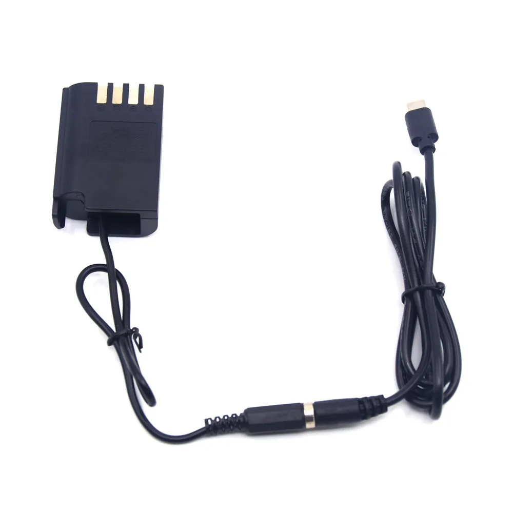 Acoplador de CC DCC17 para DMW-BLK22, batería ficticia de 5,5x2,1mm, hembra + PD, Cable de alimentación USB tipo C de 9V para Panasonic G9 GH6 GH5II DC-S5 S5GK, nuevo