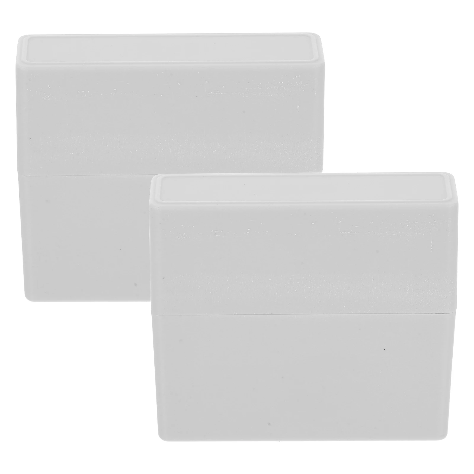 

2Pcs Tube Freezer Storage Container Holder Plastic ganizer Temperature Resistant Efficient Design Sample