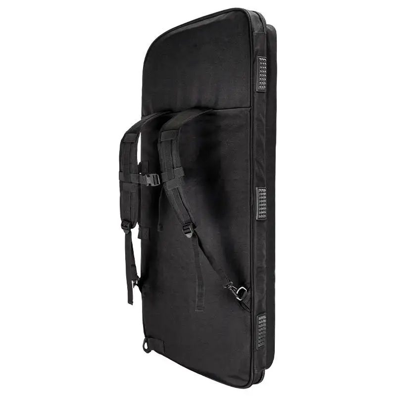 Preto Composto Bow Bag, Espessado Oxford Pano, Hard Case, Removível, Impermeável, Alta Qualidade, 105*45*9cm