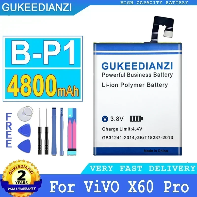 Large Capacity 4800mAh Battery B-P1 For ViVO X60Pro X60 Pro