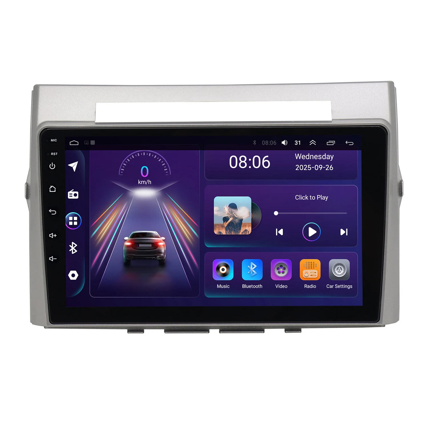 

Yizhi GPS Android All-in-one Car MP5 CD Player Touch Screen Reversing Camera DSP FM Transmitter-1 Year Warranty 2004-2009