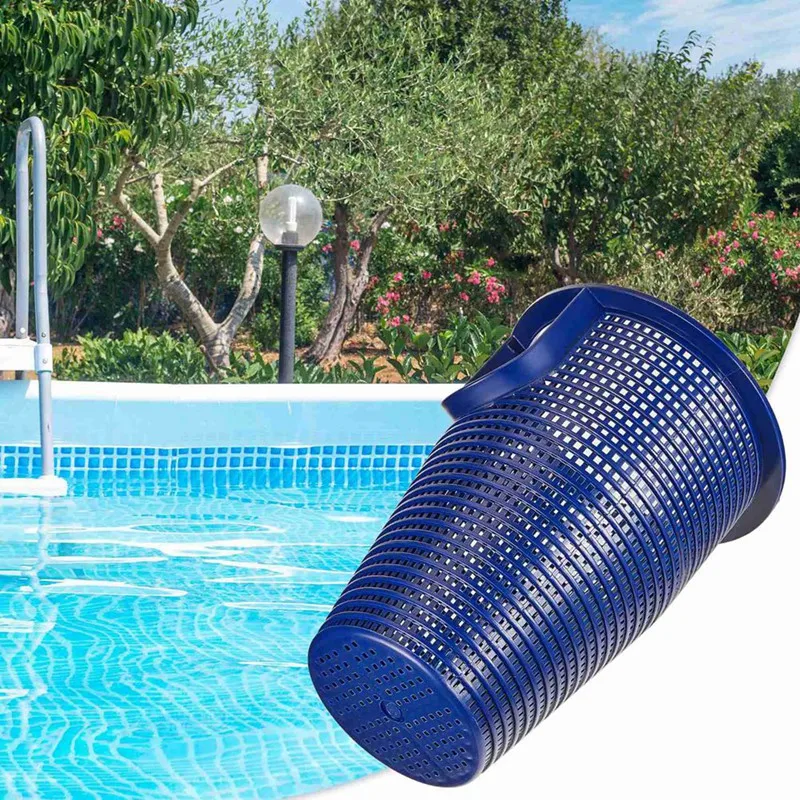 2 Pcs Heavy Duty Filter Basket Pool Skimmer Basket Pool Pump Filter Plastic For 070387,91110040,310-3210