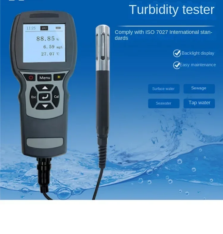 Portable optical turbidity meter sewage suspended matter turbidity meter high precision tap water turbidity meter