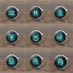 Hot Sale 12 Constellation Luminous Ring Fluorescent Glowing Rings For Men Women Couple Punk Jewelry Accessories Gifts