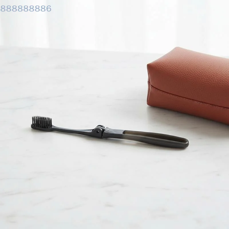 Bamboo Charcoal Toothbrush 3/5/10pcs Disposable Foldable Handle Portable Oral Care Kit for Vacation School