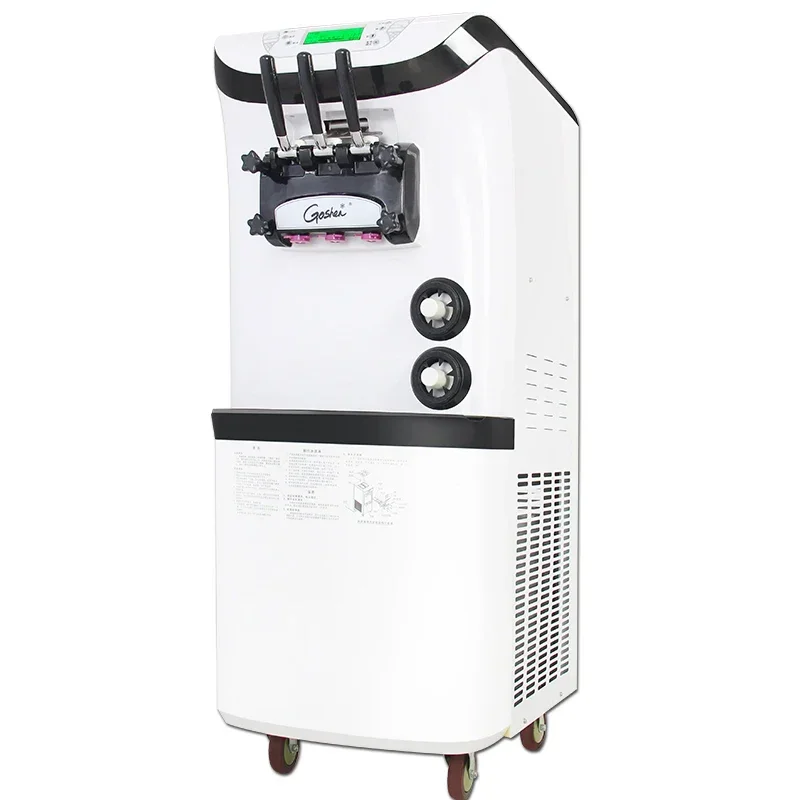 3 Flavors Ice Cream Maker 36-42L/H Hot sale gelato table top soft ice cream milkshake vending machine