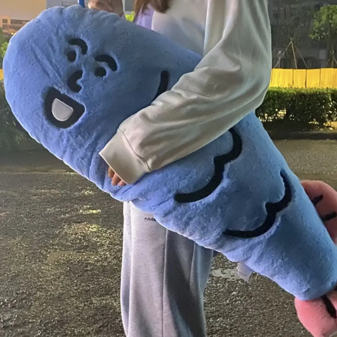 Fish Handsome Salted Fish Doll Long Pillow Leg Clamp Sleep Bedhead Sofa Cushion Plush Toy Birthday Trendy Toy Plush Doll Gift