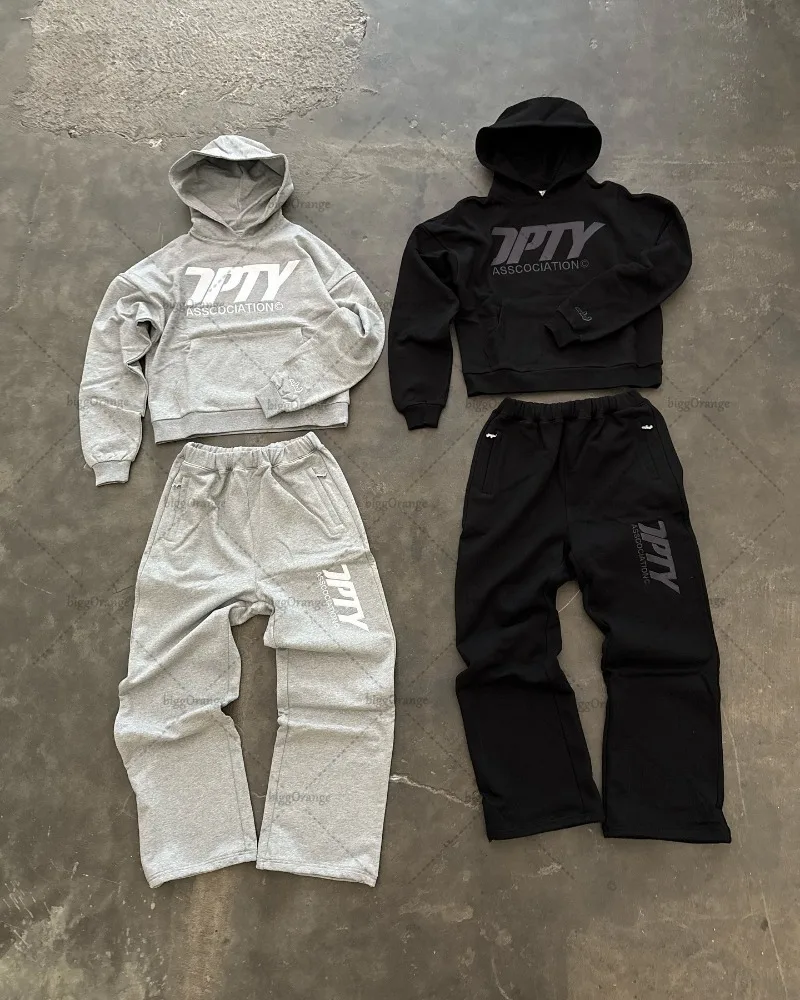 

Y2k Ретро простой комплект с буквенным принтом, мужская одежда, уличная одежда, толстовки, готические женские толстовки в стиле Харадзюку, спортивные штаны