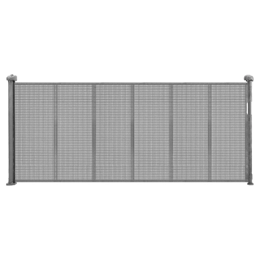 

Retractable Baby Gate 34 in Tall Extend to 71 in Wide for or Pets Gray