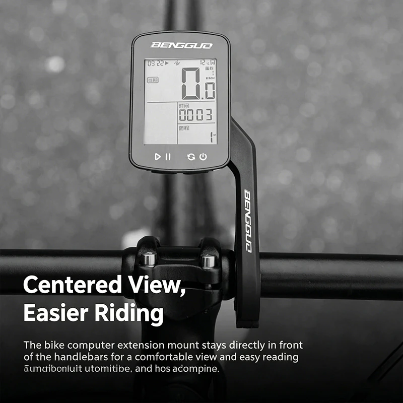GPS Bike Computer Mount Holder Extension Bracket for GARMIN XOSS IGPSPORT Magene Coospo Light Camera Mount Mountain Road Cycling view 4