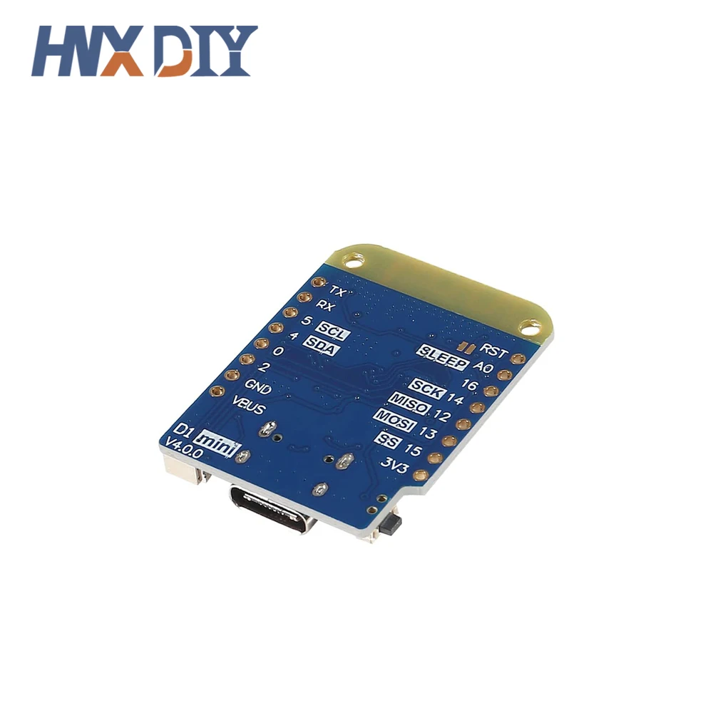 1-10 szt. WEMOS D1 Mini V4.0.0 TYPE-C WIFI Płytka Internetu Rzeczy na bazie ESP8266 4MB LOLIN 12C MicroPython Nodemcu Dla Arduino — zdjęcie produktu 5