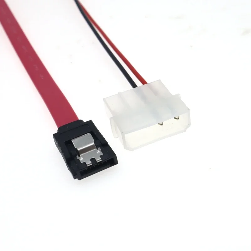 Best Quality New SATA Power Cables to Molex Slim SATA 13 pin(7P+6P) to 7pin + Power cable for SATA Slimline Port