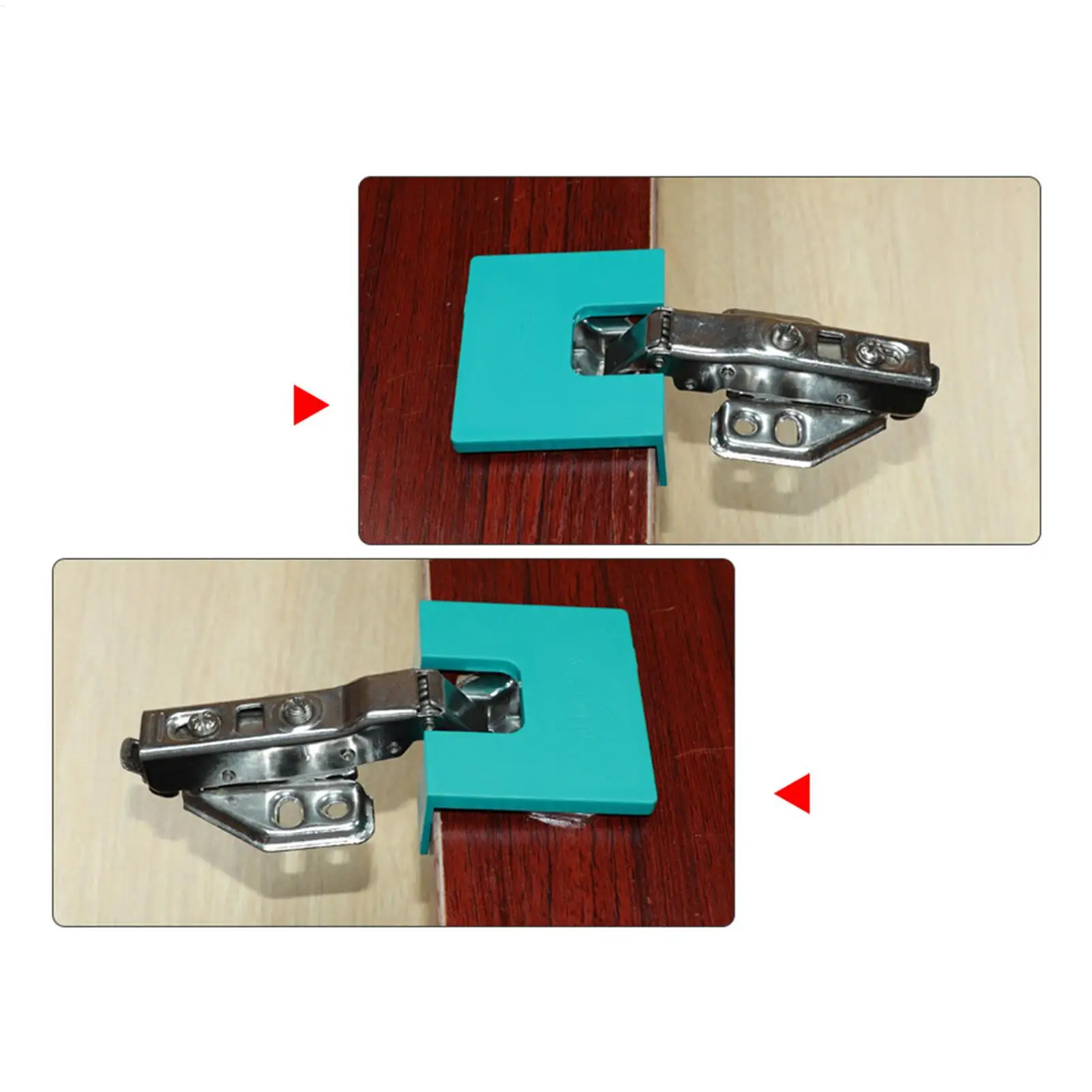 

Door Hinge Template Door Panel Installation Template Carpenter Latch Installation for Home Kitchen Bathroom Cabinet Drawer