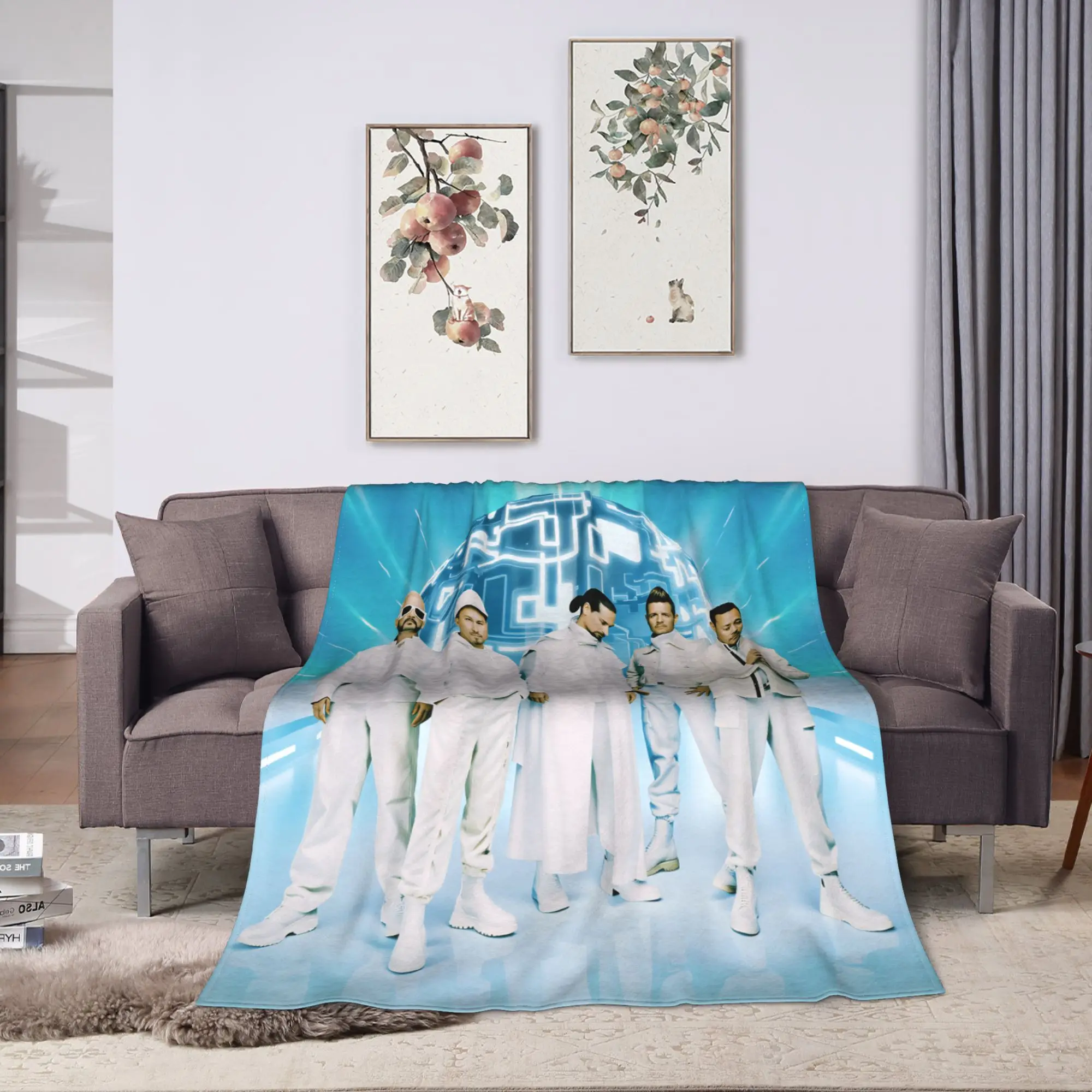 BSB band B-Backstreet boys Blanket Autumn  Soft Throw Blanket For Girl Chair Sofa Bed Flannel Bedspread Bed Cover