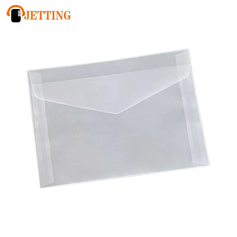 10PCS Semi-transparent Sulfuric Acid Paper Envelopes For DIY Postcard Card Storage Bag Wedding Invitation Gift Packing Bag