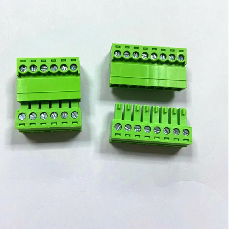 

2pcs 15EDGKP-3.81mm 2p-24p solderless docking 2EDG male female pair plug-in green wiring terminal 2EDGRK