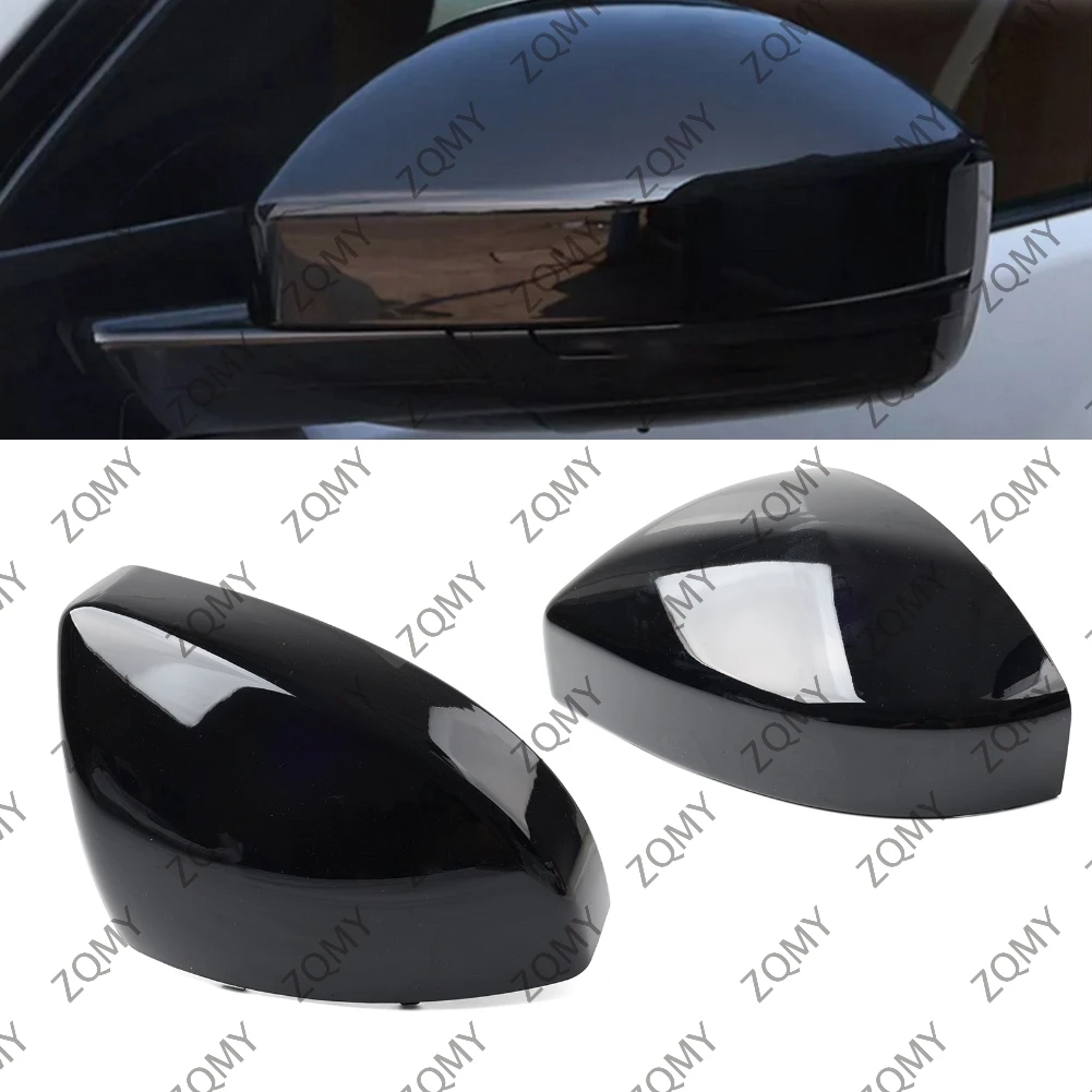 1PCS Car Rearview Mirror Cover Cap For Land Rover Discovery Sport/Range Rover Velar/Evoque For Jaguar E-Pace/Jaguar F-Pace