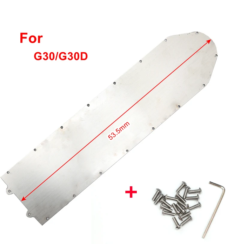 Aluminum Alloy Battery Bottom Cover For Ninebot Max G30 G30D Electric Scooter Chassis Shield Scooter Bottom Cover