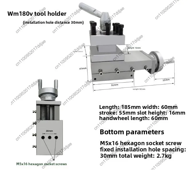 

Small pallet tool holder assembly square tool holder small special lathe accessories quick change lathe tool holder