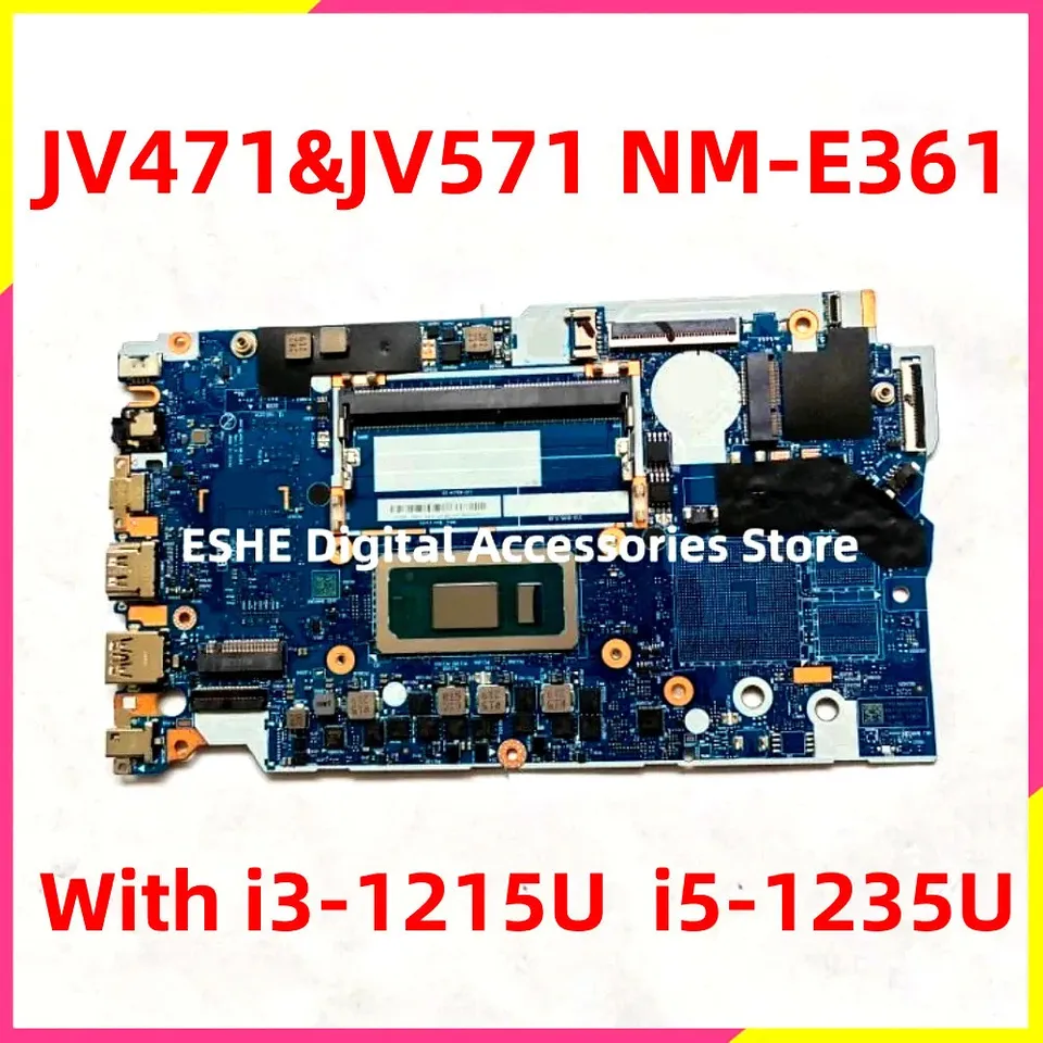 まや Jv471 & jv571 NM-E361 placa-mãe para lenovo 14s portátil placa-mãe