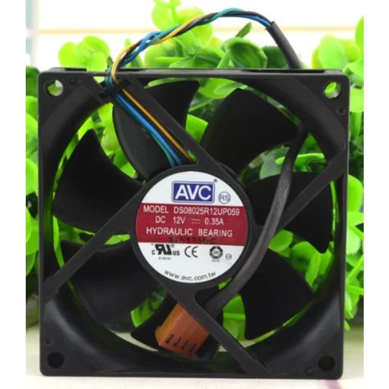 

Новый вентилятор охлаждения процессора для AVC DS08025R12UP059 8 см 8025 12 В 0,35 А 4-контактный ШИМ-вентилятор с регулировкой скорости 80x80x25 мм