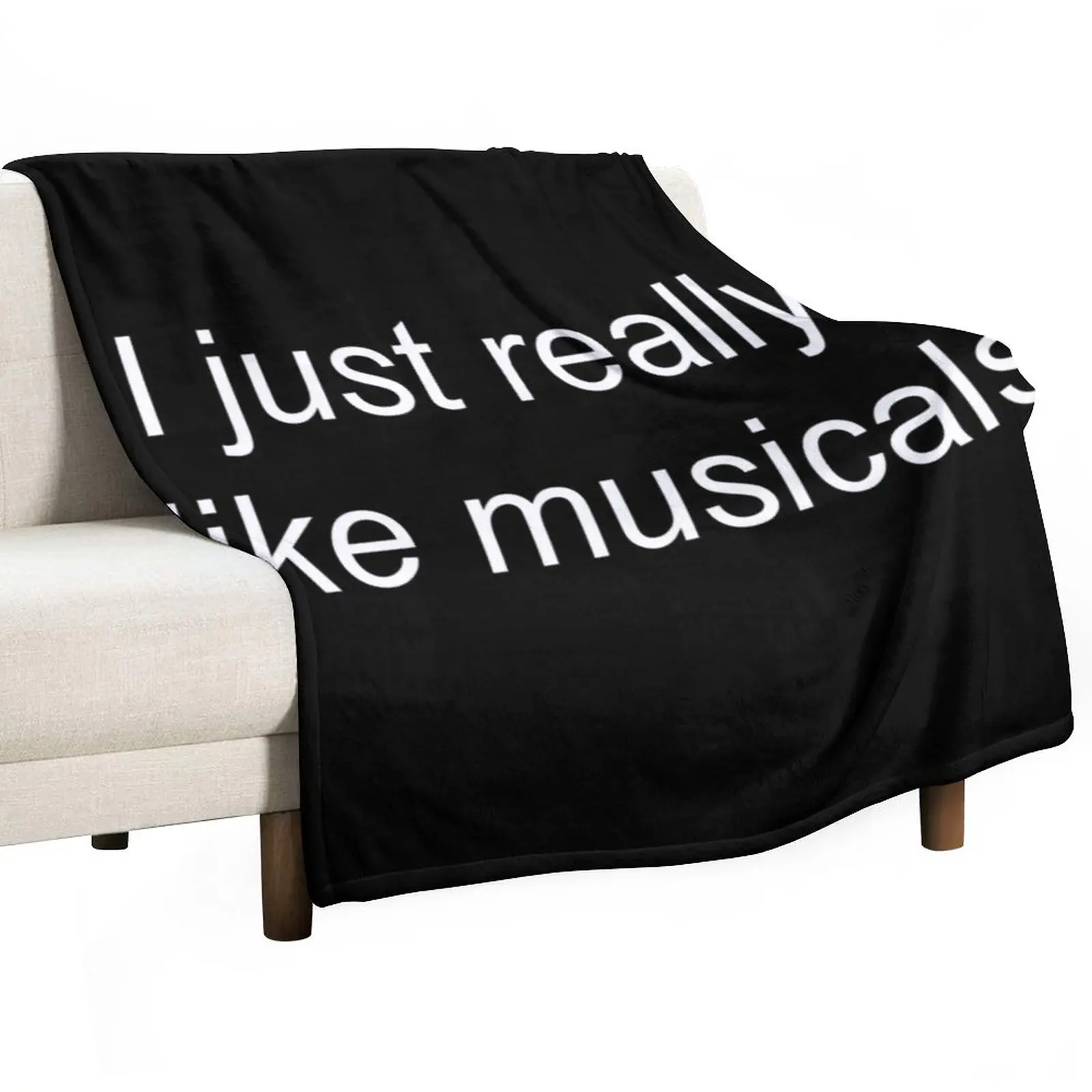 

I just really like musicals Throw Blanket manga blankets and blankets