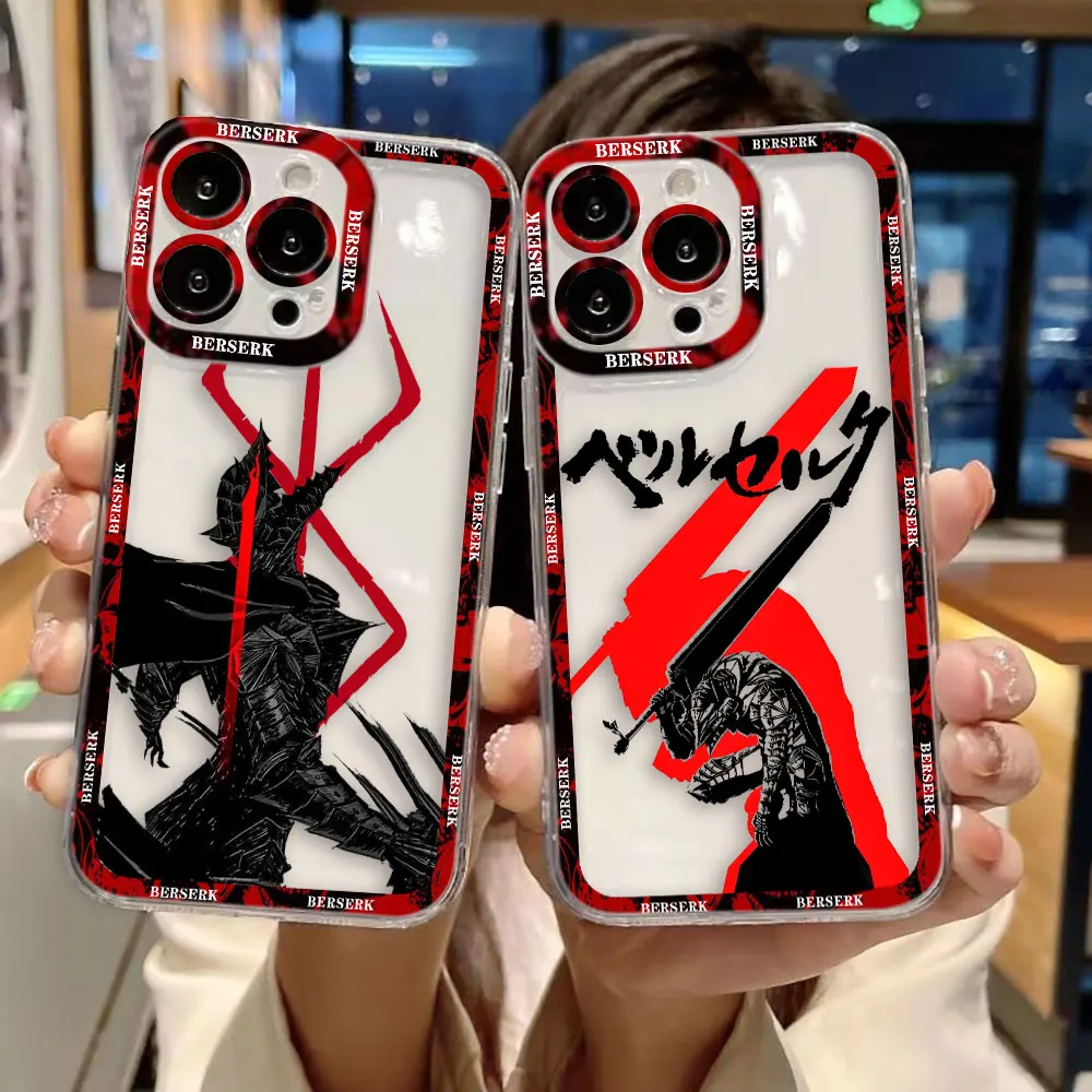 

Anime B-Berserk G-Guts Griffith Phone Case For Xiaomi 15T POCO X7 X6 X5 X4 X3 NFC GT F3 F5 F7 M7 M6 M4 M3 11 11T PRO LITE Cover