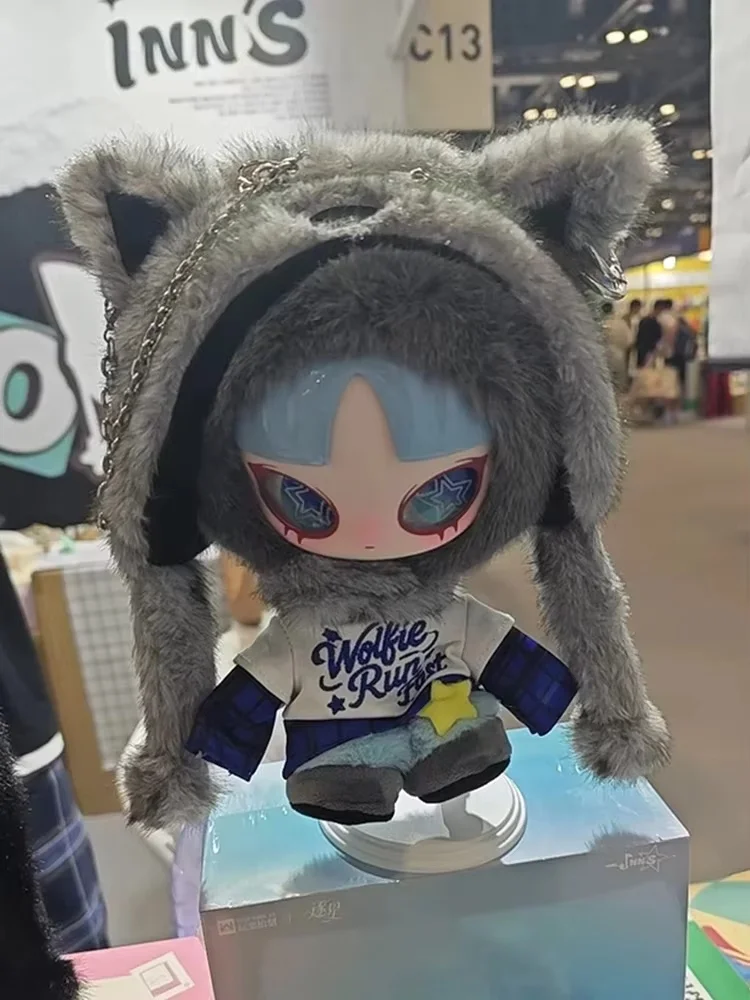 

Wolfie Run Fast Vinyl Plush Toy Doll Kawaii Cute Collectible Figure 100% Genuine Inn Special Edition Limited Gift Anime Decor