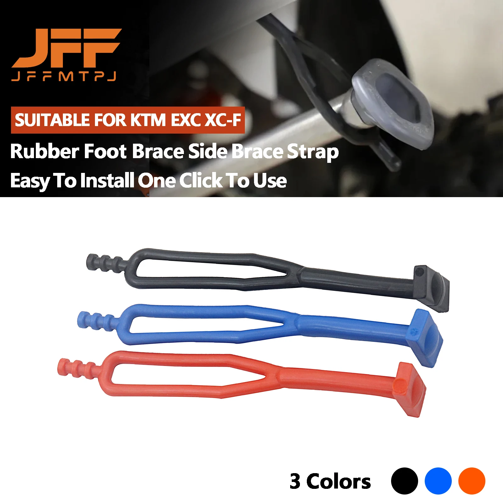

Motocross Rubber Kickstand Side Stand Strap For KTM EXC XC-F XC XCF-W EXC-F XC-W TPI Six Days 125 250 350 450 500 300 1998-2025