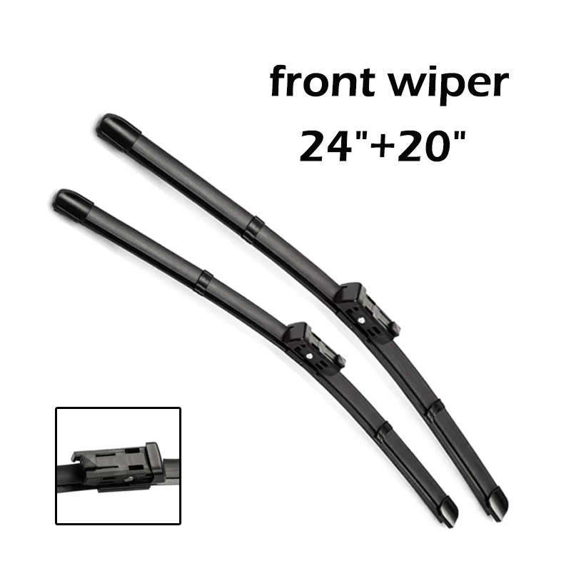 Wiper Front & Rear Wiper Blades Set For Volvo XC90 MK2 2016 2017 2018 2019 Windshield Windscreen 24