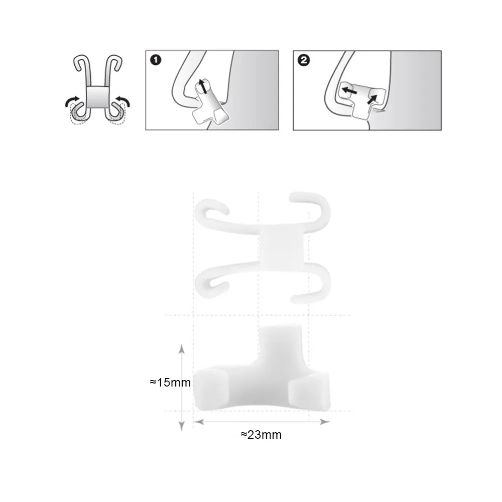 20PCS Healthy Care Anti-Snoring Device Sleeping Aid Nose Breathe Clip Stop Snore Apnea Solution for Better Respiratory Comfort