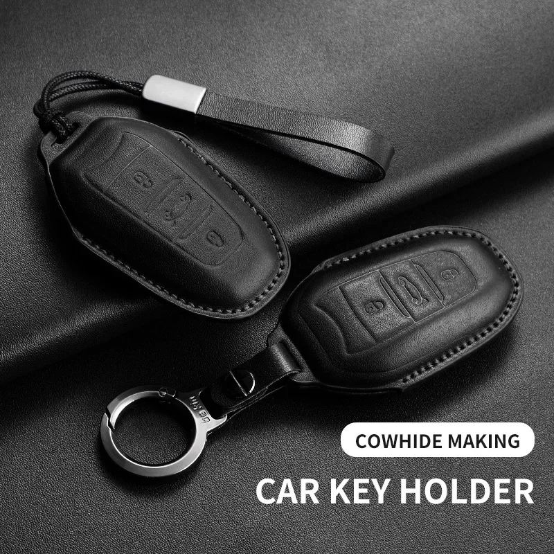Leather Car Key Cas…