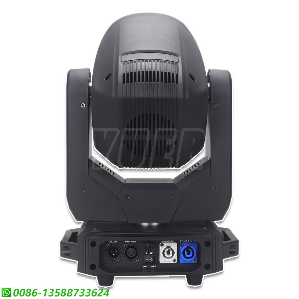 2 teile/los führten 200w RGB Beam Spot Moving Head Regenbogen effekt Wash Strobe Hochzeits feier Bühnen beleuchtung mit Neon DJ Disco DMX Lampe