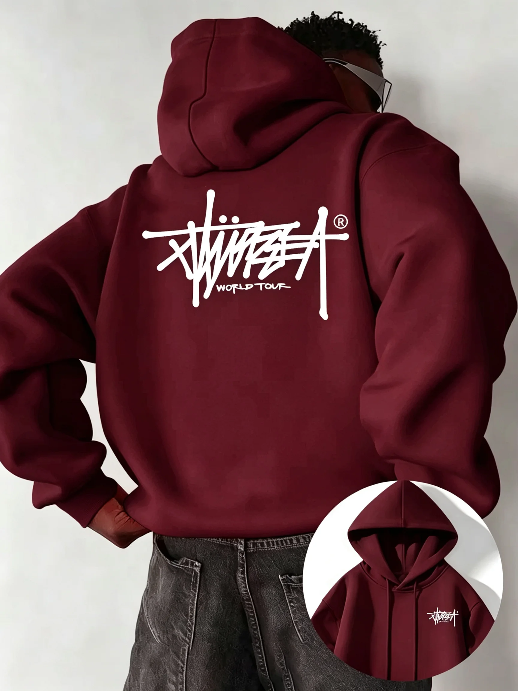 2026 new Men's and women's Winter Street Urban Style Pullover Hoodie _ Printed Design _ Durable Fabric _ Casual Top _ S-3XL