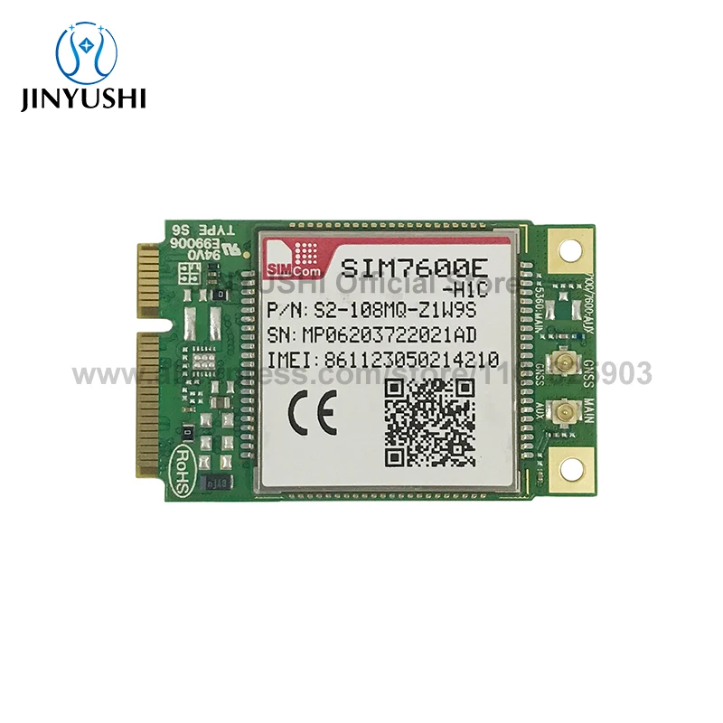 ミニモジュール4g-ltecat4pci-egnssgpsbeidouglonass互換性sim7600esim7600e-h1c