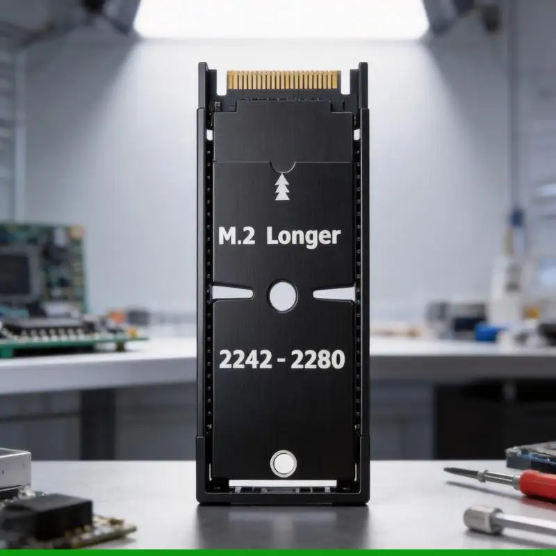 U55C M.2 NGFFs NVMe SSD 2230 2242 to 2280 Length Extension Adapters Brackets SSD Soild Hard Disk Converters Frame