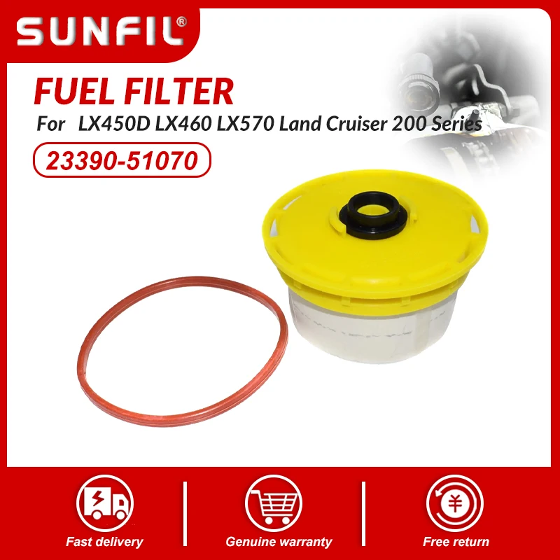 

23390-51070 23390-51020 FUEL FILTER FOR LX450DLX460LX570 Land Cruiser 200 Series 4.5L V8 Diesel VDJ200 2007-2023