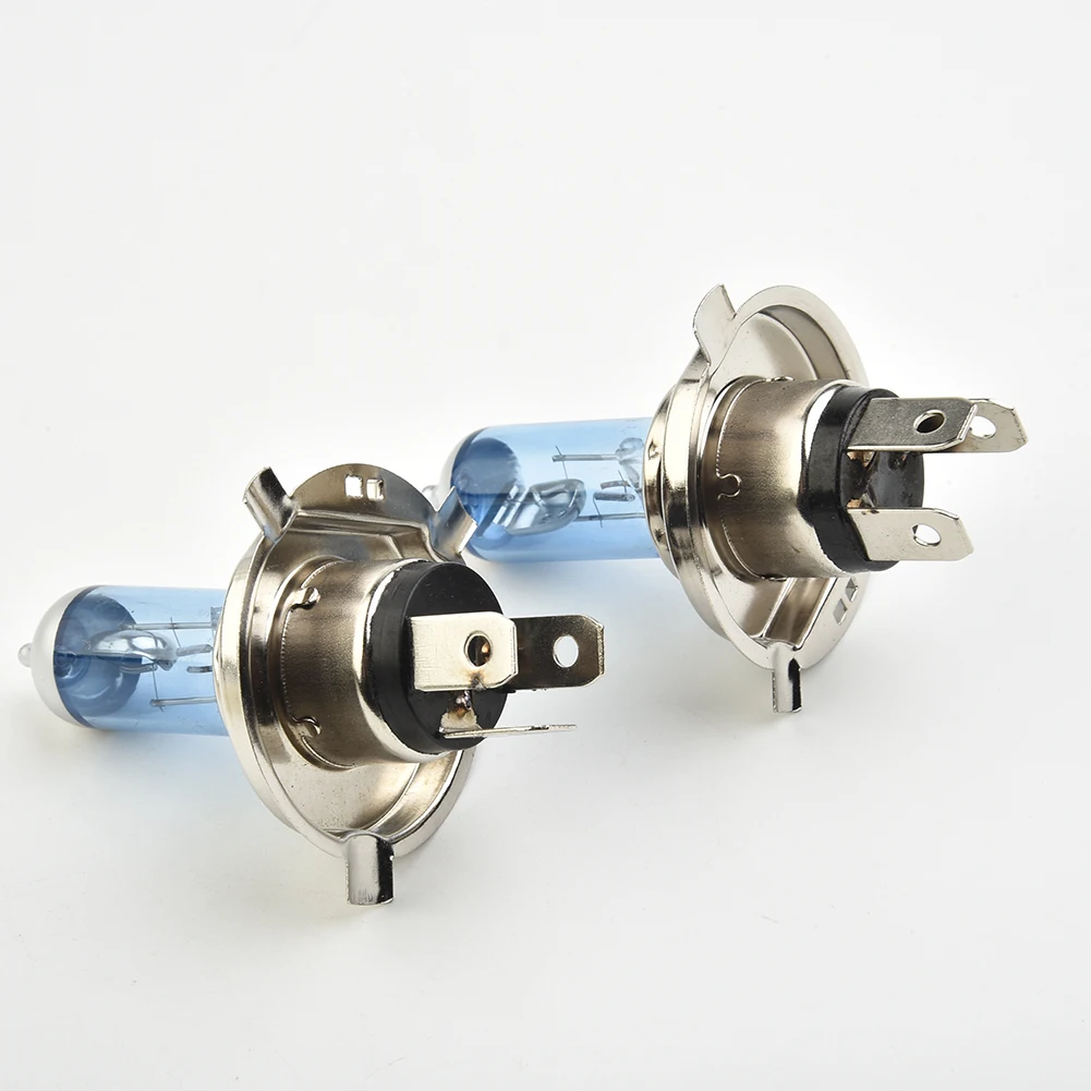 2Pcs Car Auto Lamps Xenon Lamp Halogen Car Headlight LED Bulbs 12V H4 Headlamps Kit 100W 4500K Accessories For The Car